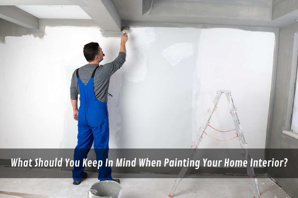 Image presents painting your home interior