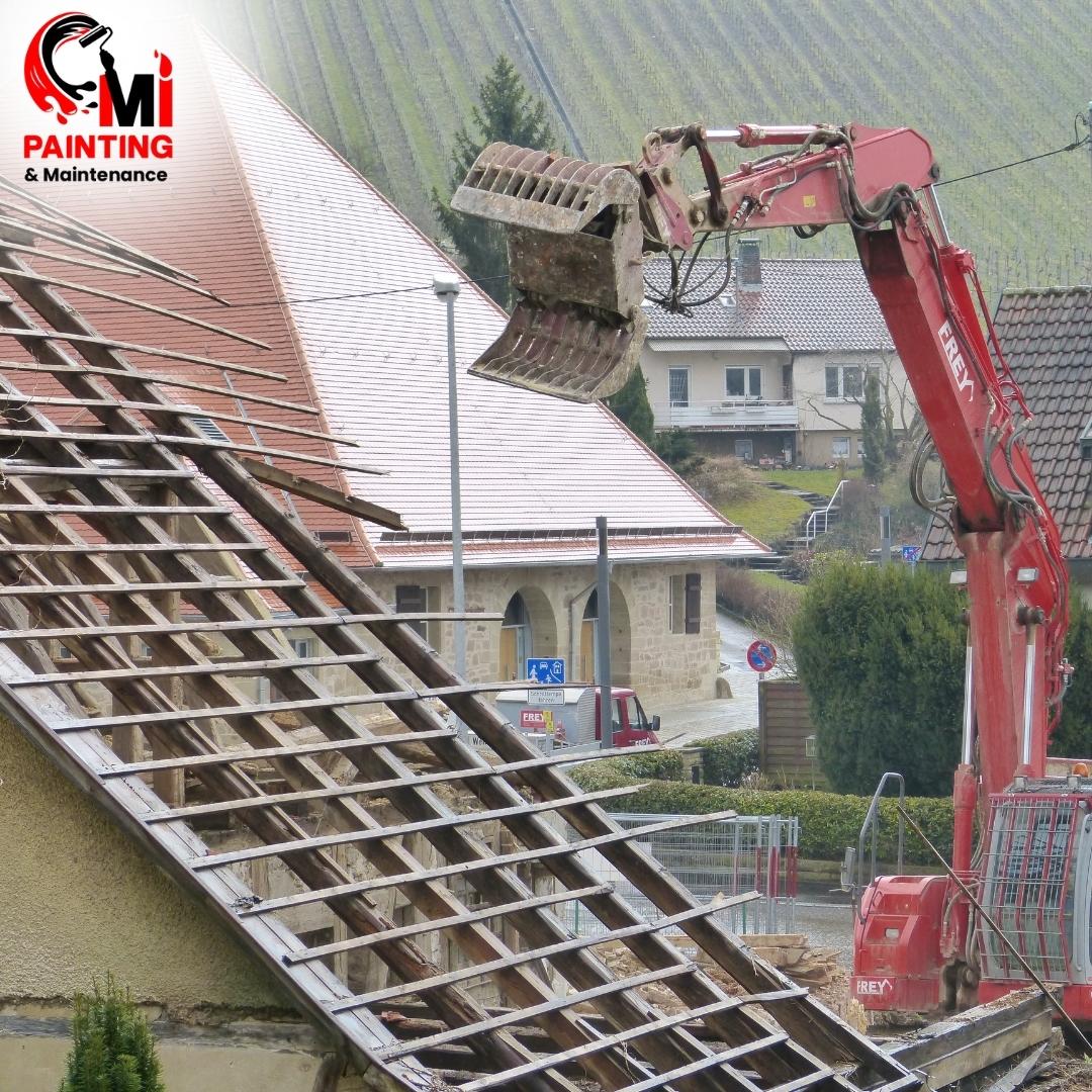Image presents Trustworthy Roof Demolition Experts
