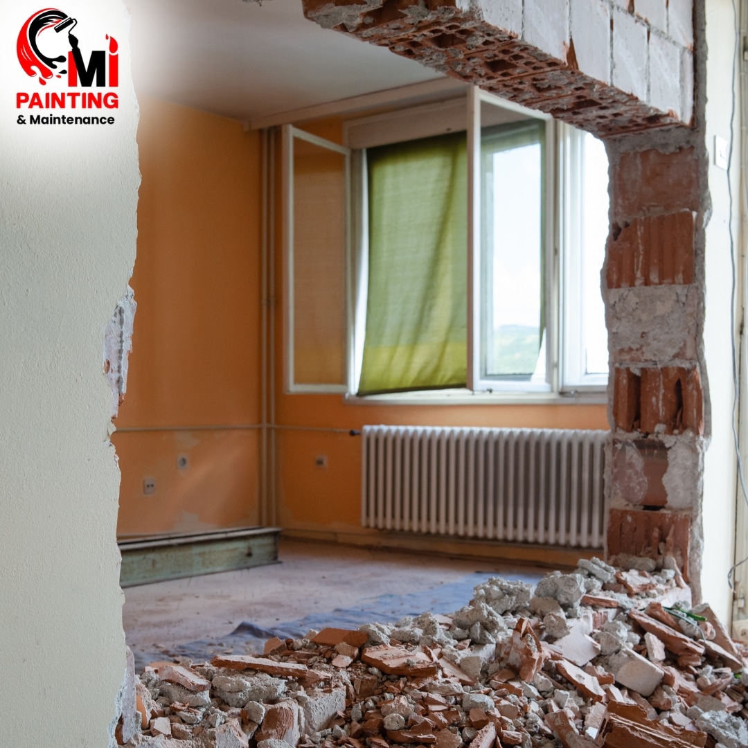 Image presents Wall Demolition Contractors Removing Walls Safely and Swiftly