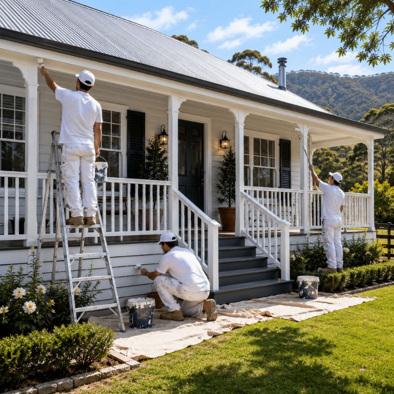 painter / crew on a Hawkesbury home
