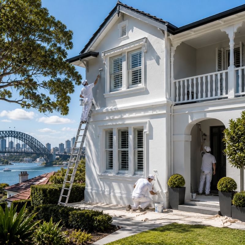 painter / crew on a North Sydney home