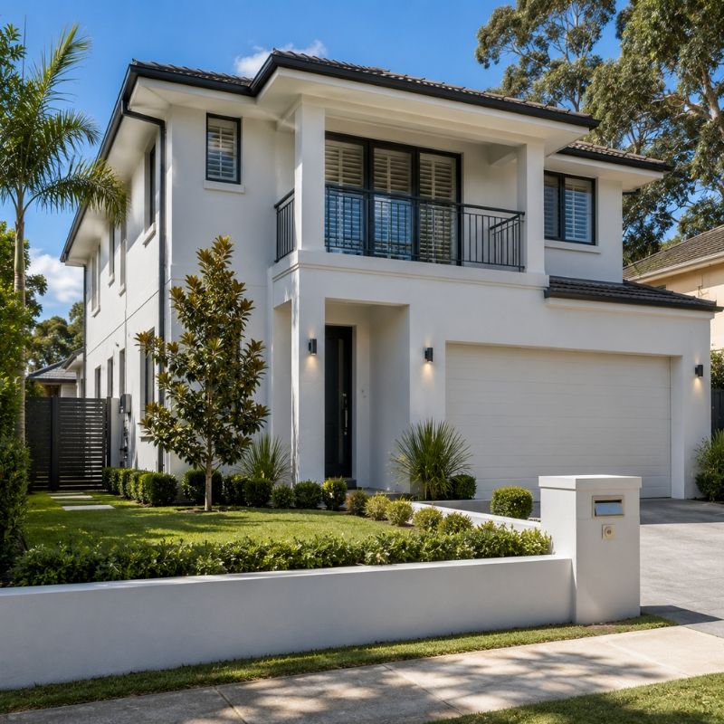 A repainted Sutherland Shire home