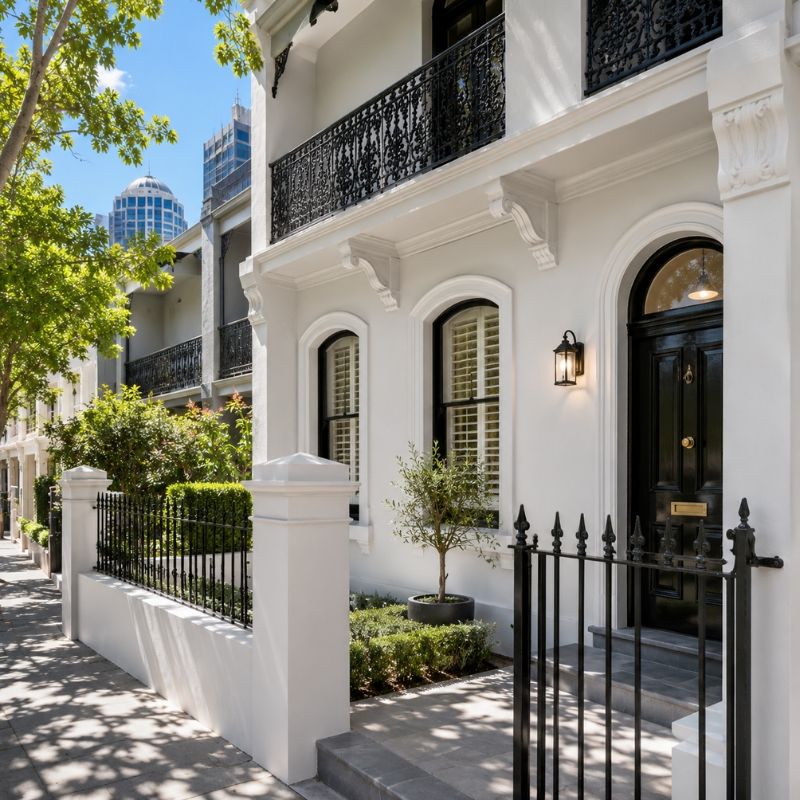A repainted Sydney CBD home