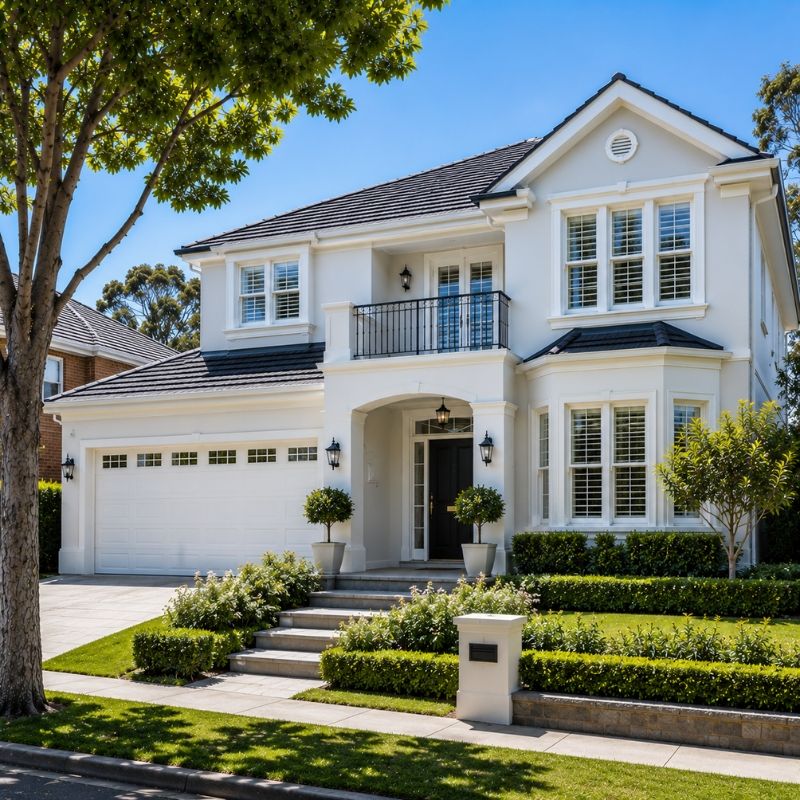 A repainted The Hills Shire home