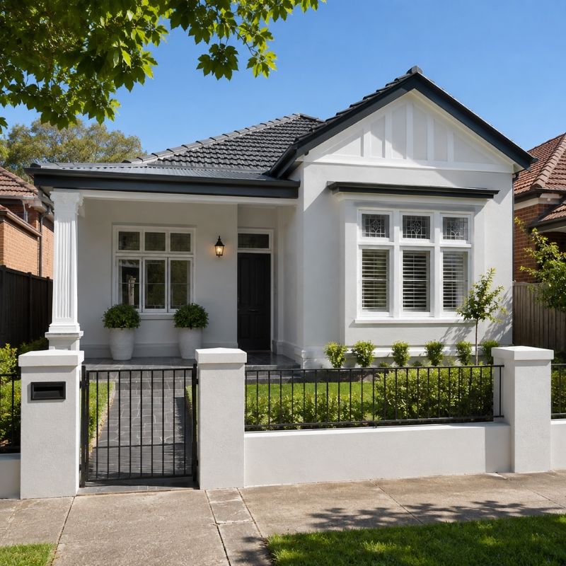 Freshly repainted home in Burwood